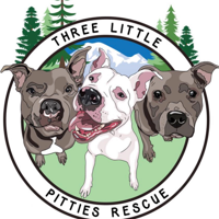 Three Little Pitties Rescue logo