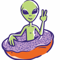 Alien Donuts logo