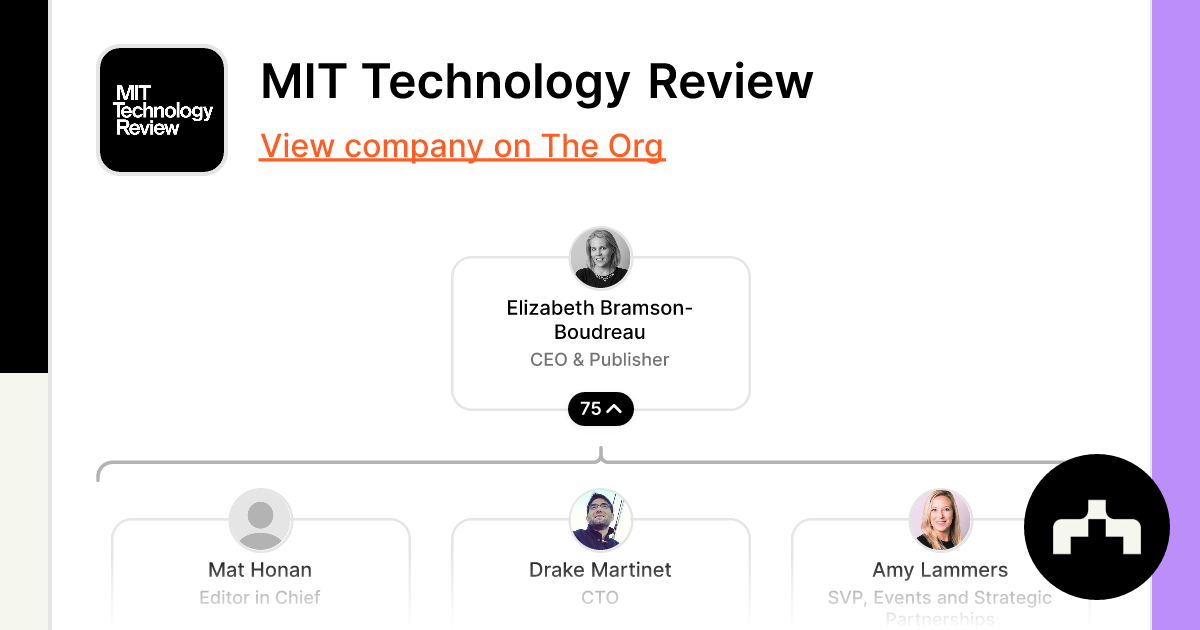 MIT Technology Review - Org Chart, Teams, Culture & Jobs