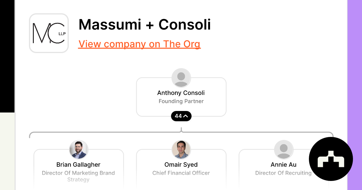 Massumi + Consoli - Org Chart, Teams, Culture & Jobs