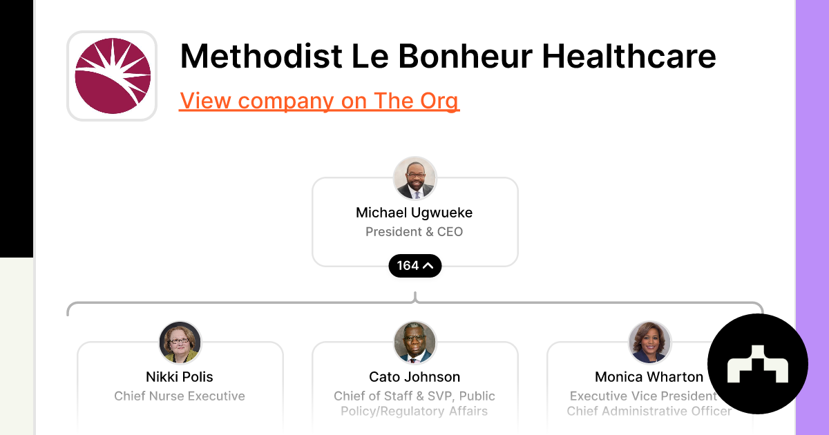 Methodist Le Bonheur Healthcare Org Chart Teams Culture And Jobs The Org