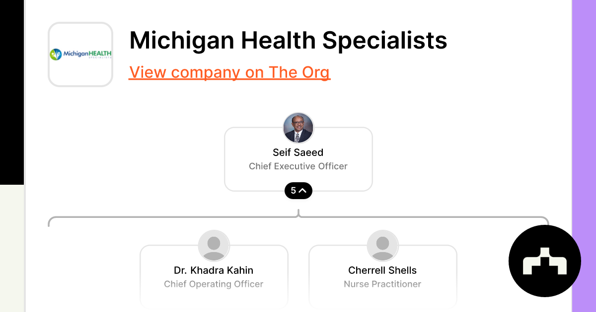 Michigan Health Specialists Org Chart Teams Culture Jobs