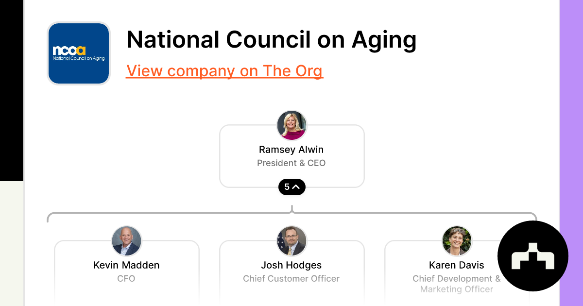 National Council on Aging Org Chart, Teams, Culture & Jobs The Org