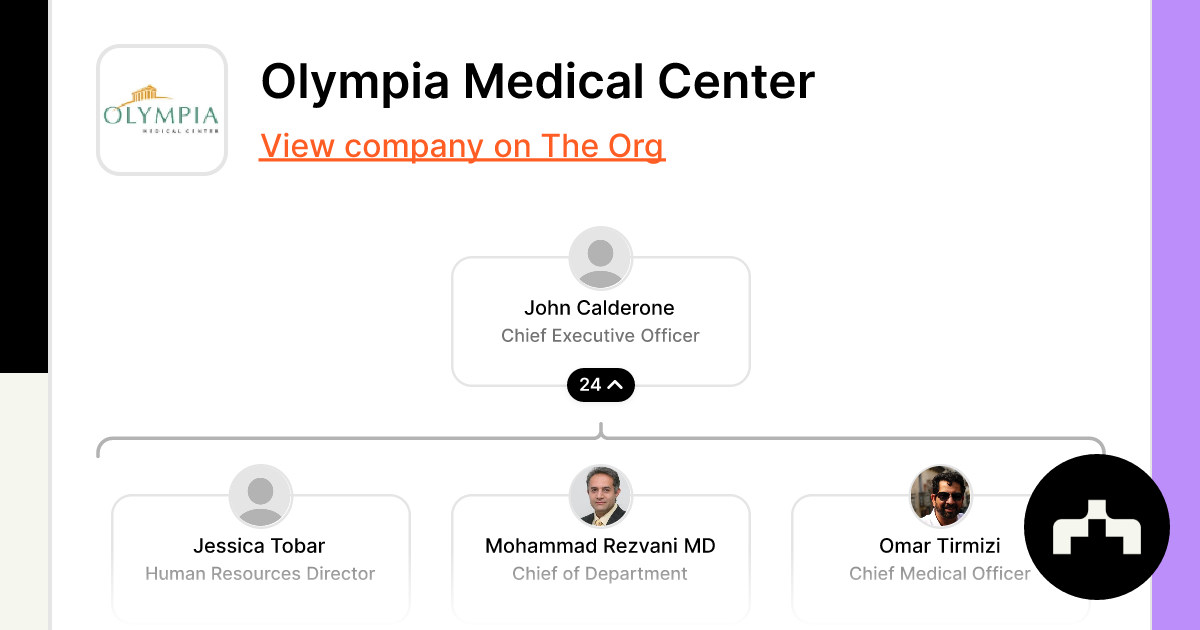 Olympia Medical Center Org Chart, Teams, Culture & Jobs The Org