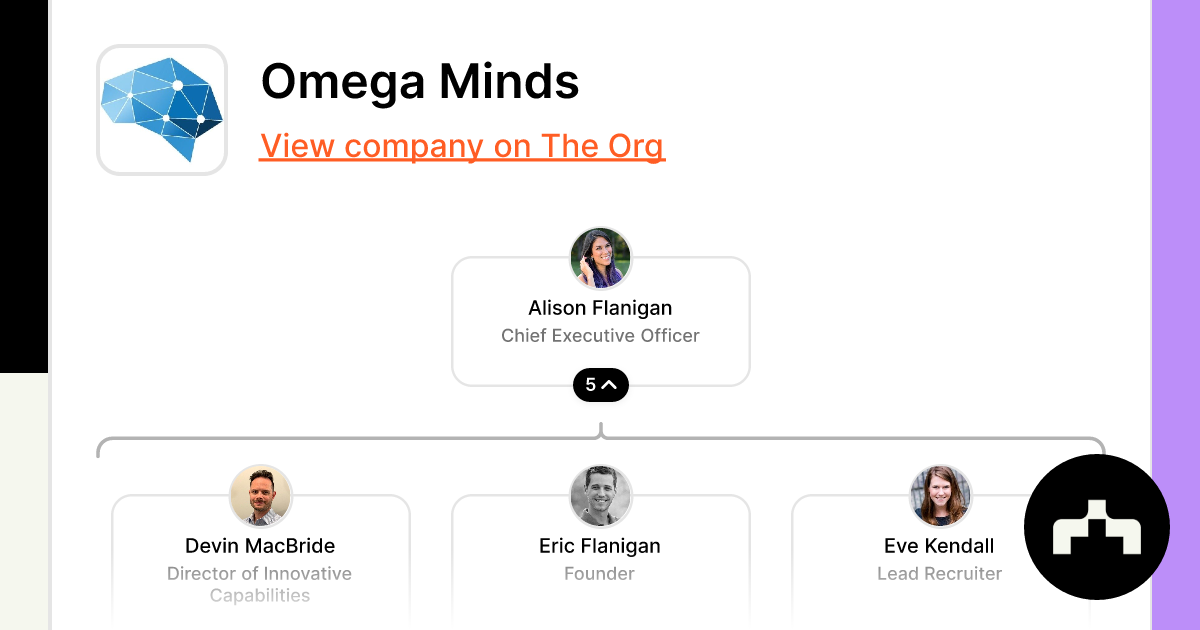 Omega Minds Org Chart Teams Culture Jobs The Org