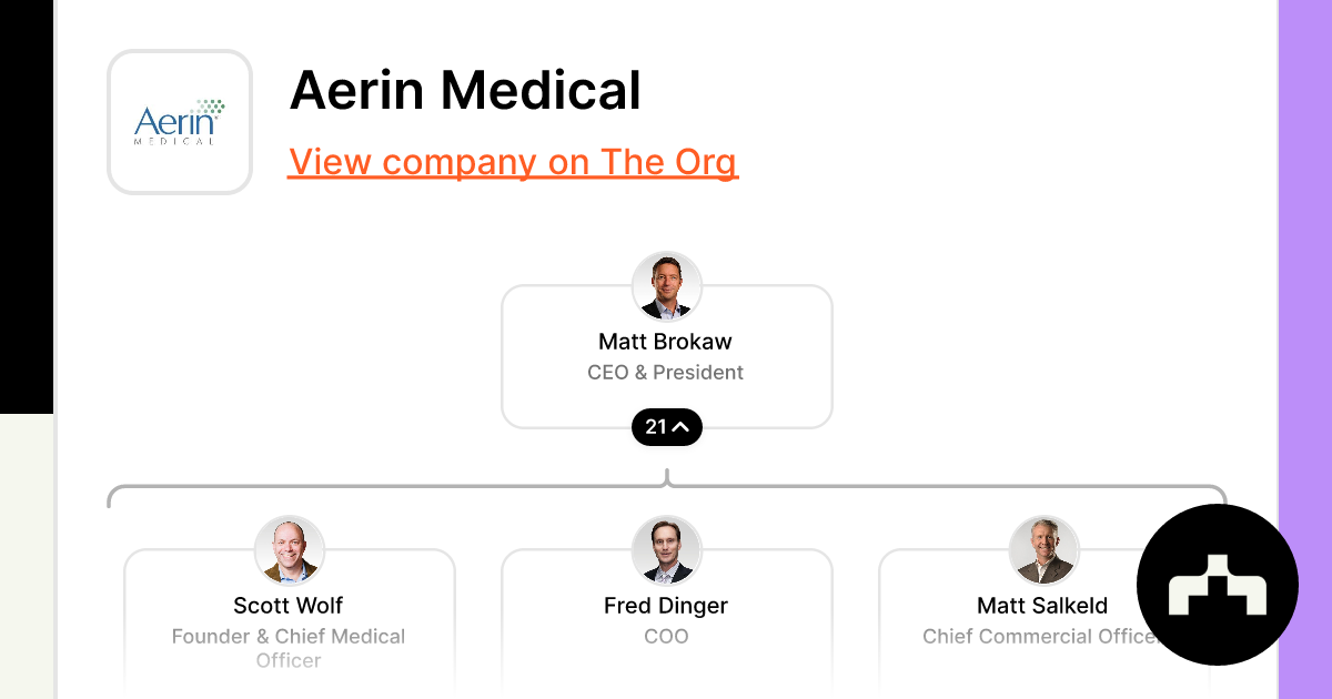 Aerin Medical Org Chart Teams Culture Jobs The Org