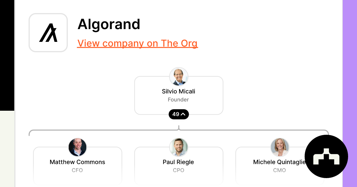 Algorand Org Chart Teams Culture Jobs The Org