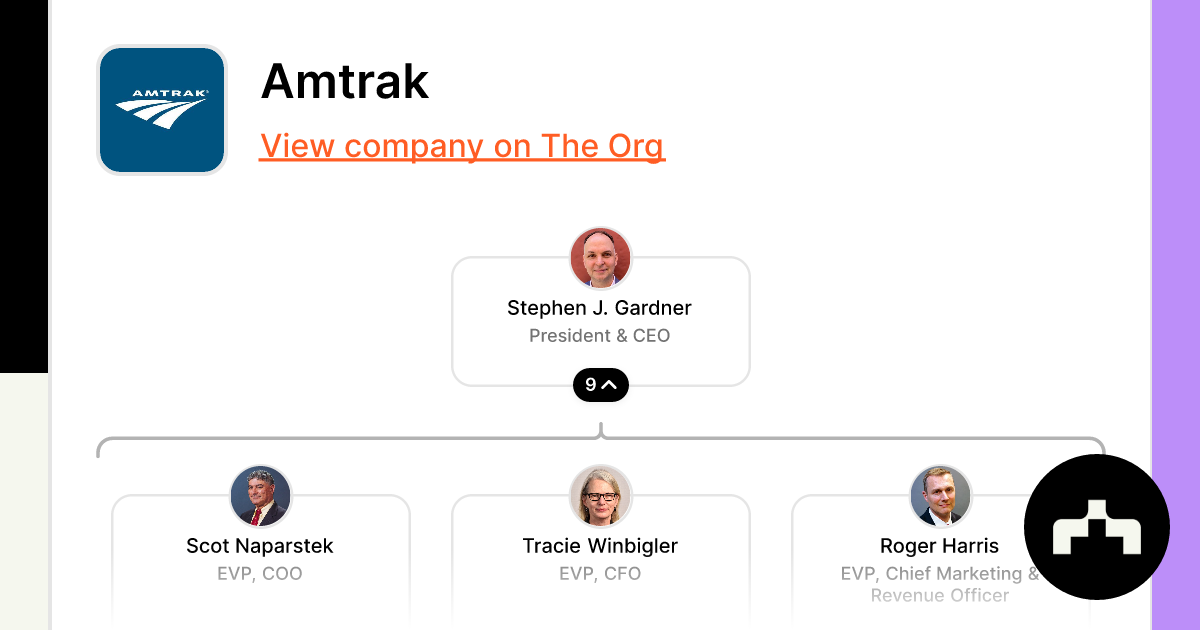 Amtrak Org Chart, Teams, Culture & Jobs The Org