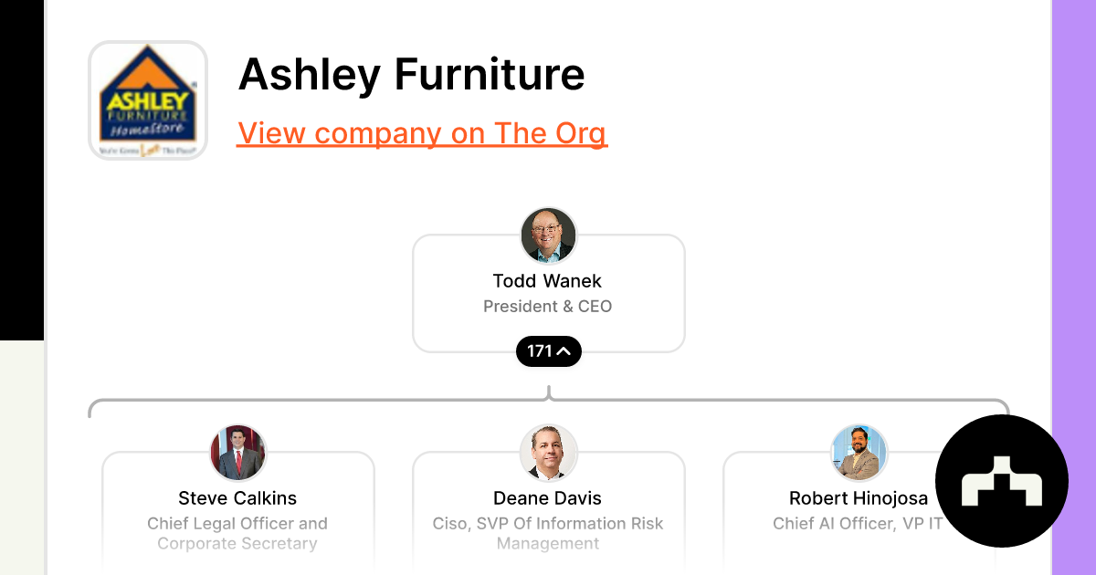 Ashley Furniture Org Chart, Teams, Culture & Jobs The Org