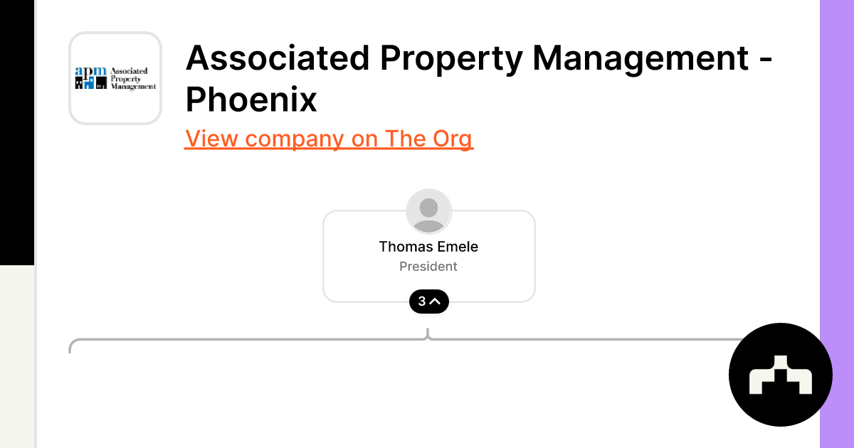 Associated Property Management Phoenix Org Chart Teams