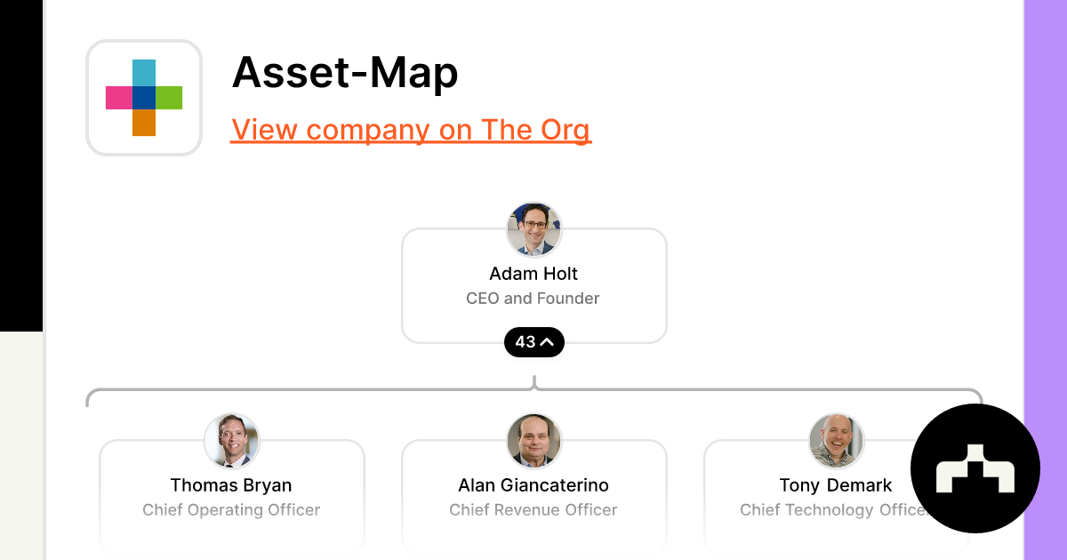Org?data=JTdCJTIybmFtZSUyMiUzQSUyMkFzc2V0LU1hcCUyMiUyQyUyMmltYWdlU3JjJTIyJTNBJTIyaHR0cHMlM0ElMkYlMkZjZG4udGhlb3JnLmNvbSUyRjY4ZTZlNTg5LTcyYzktNDE0NC05ZTdmLTUzMzNlYjMyYTRjZV9zbWFsbC5qcGclMjIlMkMlMjJwZW9wbGUlMjIlM0ElNUIlN0IlMjJuYW1lJTIyJTNBJTIyQWRhbSUyMEhvbHQlMjIlMkMlMjJ0aXRsZSUyMiUzQSUyMkNFTyUyMGFuZCUyMEZvdW5kZXIlMjIlMkMlMjJpbWFnZVNyYyUyMiUzQSUyMmh0dHBzJTNBJTJGJTJGY2RuLnRoZW9yZy5jb20lMkY2N2M4NjAwMi04YWUwLTRiYjQtYmE5OC1kZTFmNTQzMmY0YjBfc21hbGwuanBnJTIyJTJDJTIyY2hpbGRDb3VudCUyMiUzQTQzJTdEJTJDJTdCJTIybmFtZSUyMiUzQSUyMlRob21hcyUyMEJyeWFuJTIyJTJDJTIydGl0bGUlMjIlM0ElMjJDaGllZiUyME9wZXJhdGluZyUyME9mZmljZXIlMjIlMkMlMjJpbWFnZVNyYyUyMiUzQSUyMmh0dHBzJTNBJTJGJTJGY2RuLnRoZW9yZy5jb20lMkY4MjQ3MThjNS05ZTVkLTQzNmMtYWM4MC1jNTdmZGIwZTRkZmFfc21hbGwuanBnJTIyJTJDJTIyY2hpbGRDb3VudCUyMiUzQTclN0QlMkMlN0IlMjJuYW1lJTIyJTNBJTIyQWxhbiUyMEdpYW5jYXRlcmlubyUyMiUyQyUyMnRpdGxlJTIyJTNBJTIyQ2hpZWYlMjBSZXZlbnVlJTIwT2ZmaWNlciUyMiUyQyUyMmltYWdlU3JjJTIyJTNBJTIyaHR0cHMlM0ElMkYlMkZjZG4udGhlb3JnLmNvbSUyRmU4YzgxMjM2LWM2MzgtNDI4OC1iMzQyLWY5YzdkMmE4YTI4Zl9zbWFsbC5qcGclMjIlMkMlMjJjaGlsZENvdW50JTIyJTNBNSU3RCUyQyU3QiUyMm5hbWUlMjIlM0ElMjJUb255JTIwRGVtYXJrJTIyJTJDJTIydGl0bGUlMjIlM0ElMjJDaGllZiUyMFRlY2hub2xvZ3klMjBPZmZpY2VyJTIyJTJDJTIyaW1hZ2VTcmMlMjIlM0ElMjJodHRwcyUzQSUyRiUyRmNkbi50aGVvcmcuY29tJTJGOTJjYTUzOWEtNmNkMS00MjcyLTliOTgtZDBlM2M2YWU2N2VlX3NtYWxsLmpwZyUyMiUyQyUyMmNoaWxkQ291bnQlMjIlM0E2JTdEJTVEJTdE&slug=asset Map