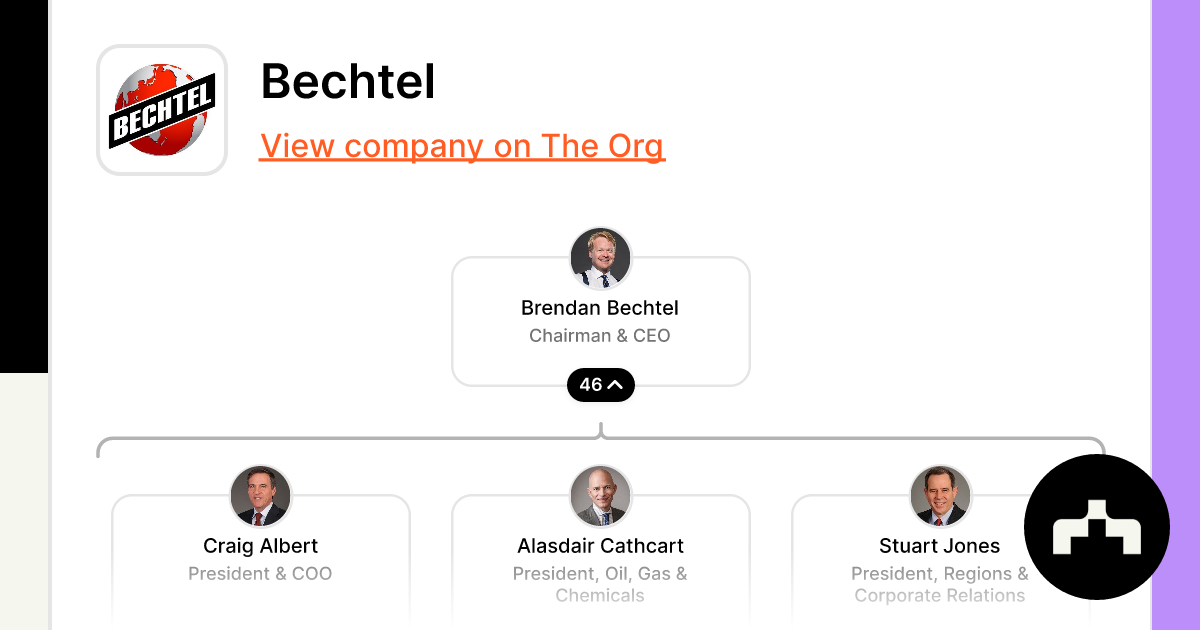 Bechtel Org Chart, Teams, Culture & Jobs The Org