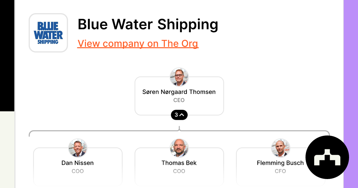 https://theorg.com/api/og/org?data=JTdCJTIybmFtZSUyMiUzQSUyMkJsdWUlMjBXYXRlciUyMFNoaXBwaW5nJTIyJTJDJTIyaW1hZ2VTcmMlMjIlM0ElMjJodHRwcyUzQSUyRiUyRmNkbi50aGVvcmcuY29tJTJGMjYzYjBmMGQtMGQ4OC00YjY5LTg0MzAtYTEwMjA1ZDVlN2Y5X3NtYWxsLmpwZyUyMiUyQyUyMnBlb3BsZSUyMiUzQSU1QiU3QiUyMm5hbWUlMjIlM0ElMjJTJUMzJUI4cmVuJTIwTiVDMyVCOHJnYWFyZCUyMFRob21zZW4lMjIlMkMlMjJ0aXRsZSUyMiUzQSUyMkNFTyUyMiUyQyUyMmltYWdlU3JjJTIyJTNBJTIyaHR0cHMlM0ElMkYlMkZjZG4udGhlb3JnLmNvbSUyRjcwNTg0MTZkLTU4YmItNDc5NS04ZTVmLWFkYWFmM2FhYzZmOF9zbWFsbC5qcGclMjIlMkMlMjJjaGlsZENvdW50JTIyJTNBMyU3RCUyQyU3QiUyMm5hbWUlMjIlM0ElMjJEYW4lMjBOaXNzZW4lMjIlMkMlMjJ0aXRsZSUyMiUzQSUyMkNPTyUyMiUyQyUyMmltYWdlU3JjJTIyJTNBJTIyaHR0cHMlM0ElMkYlMkZjZG4udGhlb3JnLmNvbSUyRmQ3MDljY2E5LTgxZTctNDgzOS1hMjFlLTJjOTY0YTU4MGY2Ml9zbWFsbC5qcGclMjIlMkMlMjJjaGlsZENvdW50JTIyJTNBbnVsbCU3RCUyQyU3QiUyMm5hbWUlMjIlM0ElMjJUaG9tYXMlMjBCZWslMjIlMkMlMjJ0aXRsZSUyMiUzQSUyMkNPTyUyMiUyQyUyMmltYWdlU3JjJTIyJTNBJTIyaHR0cHMlM0ElMkYlMkZjZG4udGhlb3JnLmNvbSUyRjk3NmMxOTcwLTEyZTUtNGVkYy04ZDk5LTAxOTEzZWQ4YzFlOV9zbWFsbC5qcGclMjIlMkMlMjJjaGlsZENvdW50JTIyJTNBbnVsbCU3RCUyQyU3QiUyMm5hbWUlMjIlM0ElMjJGbGVtbWluZyUyMEJ1c2NoJTIyJTJDJTIydGl0bGUlMjIlM0ElMjJDRk8lMjIlMkMlMjJpbWFnZVNyYyUyMiUzQSUyMmh0dHBzJTNBJTJGJTJGY2RuLnRoZW9yZy5jb20lMkY4YWY1Y2JjYS1mNzYzLTRjNDktODI0Zi03MmU4NDhmYTM0NjZfc21hbGwuanBnJTIyJTJDJTIyY2hpbGRDb3VudCUyMiUzQW51bGwlN0QlNUQlN0Q=&slug=blue-water-shipping