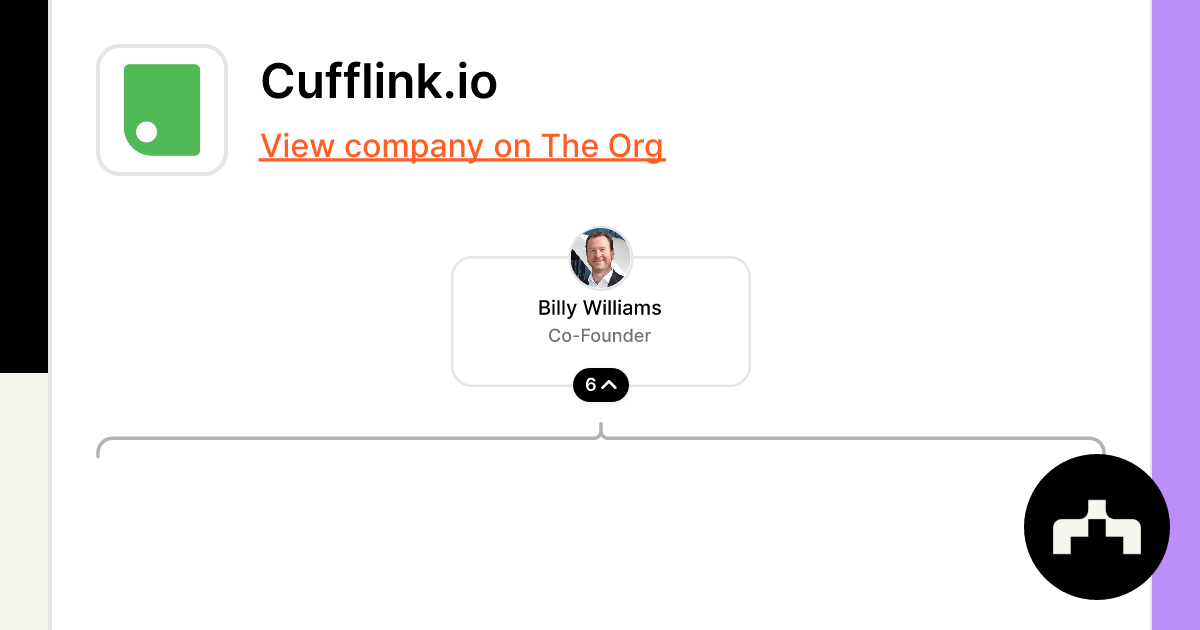 Billy Williams - Director / Co-Founder - Cufflink.io