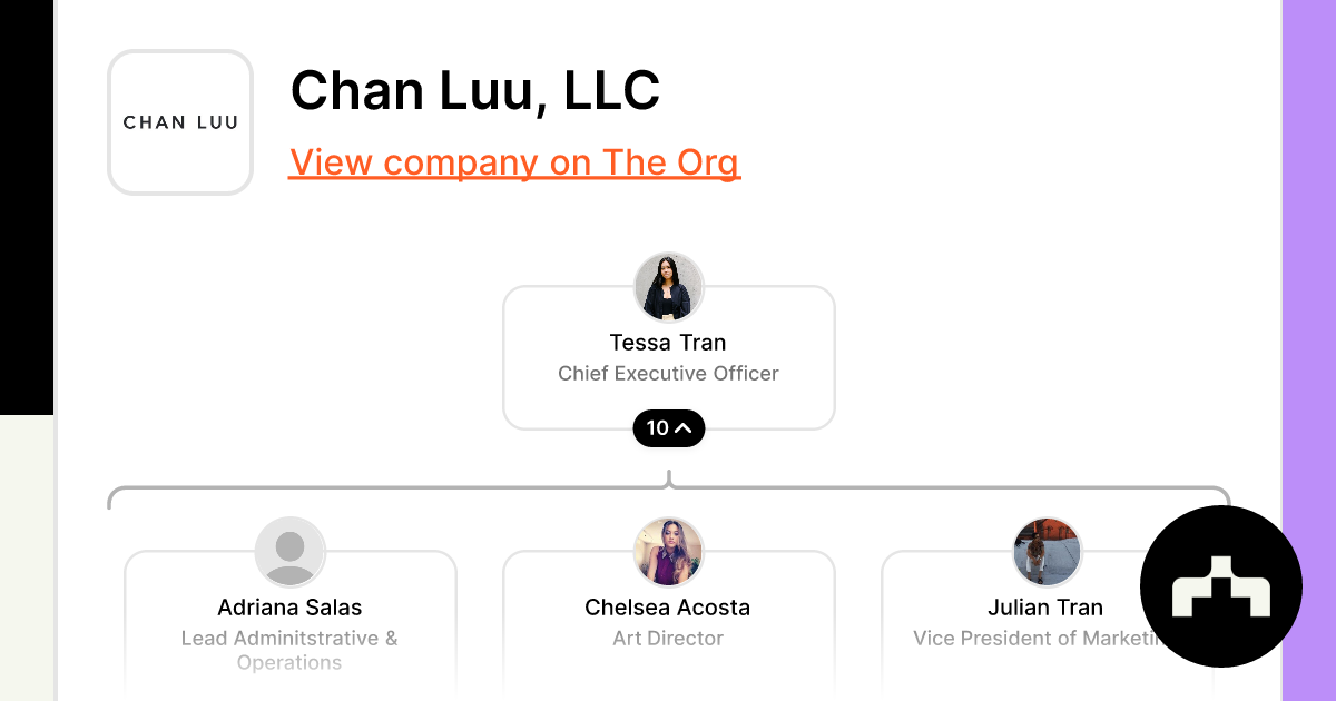 Chan Luu LLC Org Chart Teams Culture Jobs The Org