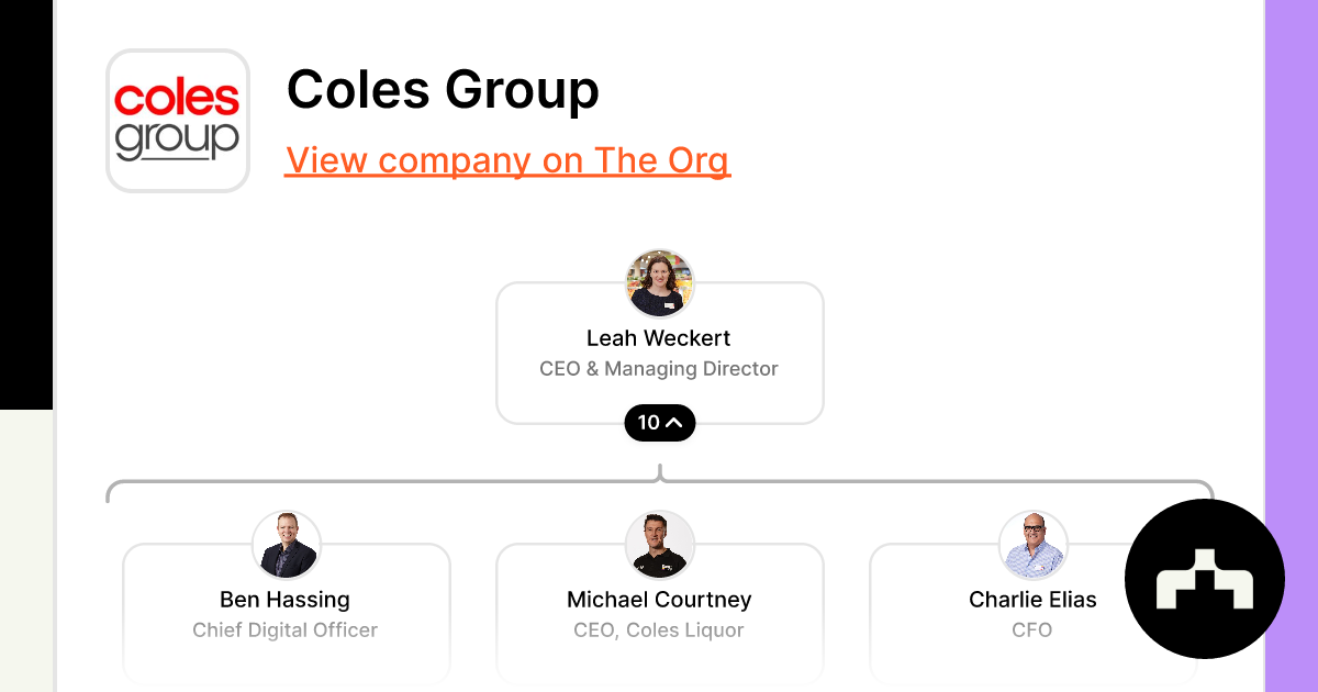 Coles Group Org Chart, Teams, Culture & Jobs The Org