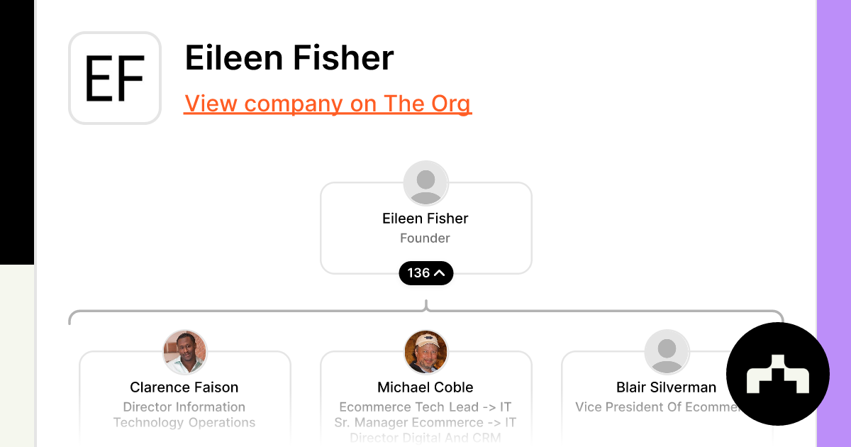 Eileen Fisher - Org Chart, Teams, Culture & Jobs