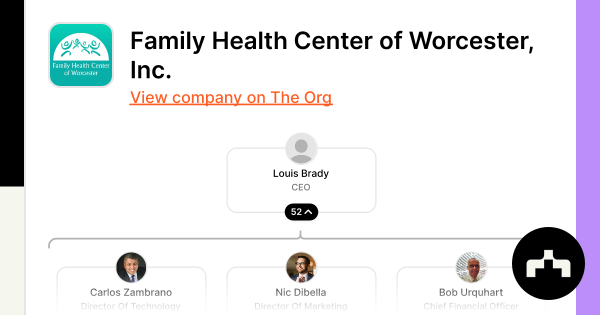 Family Health Center of Worcester, Inc. - Org Chart, Teams, Culture & Jobs