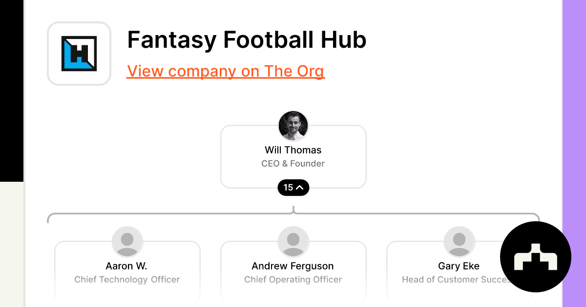 Will Thomas - CEO & Founder - Fantasy Football Hub