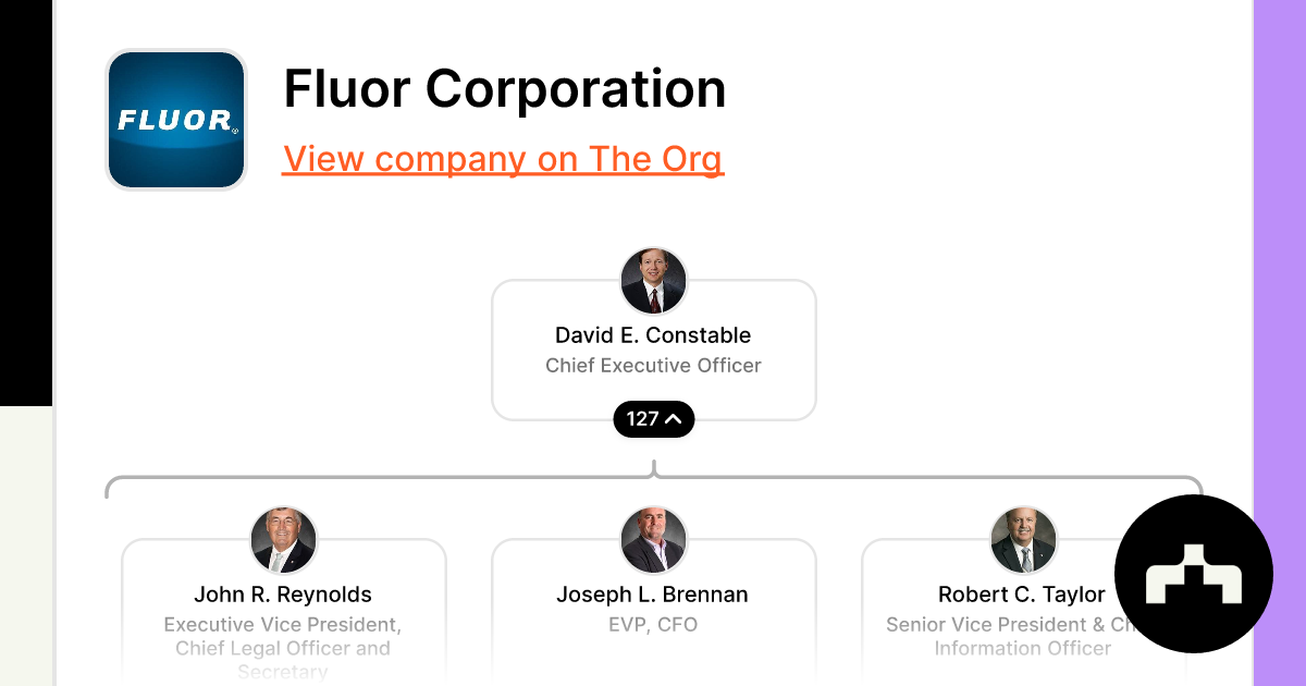 Fluor Corporation Org Chart, Teams, Culture & Jobs The Org