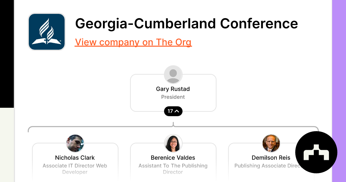 Georgia-Cumberland Conference - Org Chart, Teams, Culture & Jobs