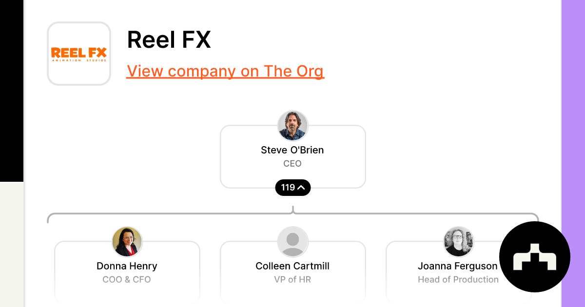 Reel FX - Org Chart, Teams, Culture & Jobs