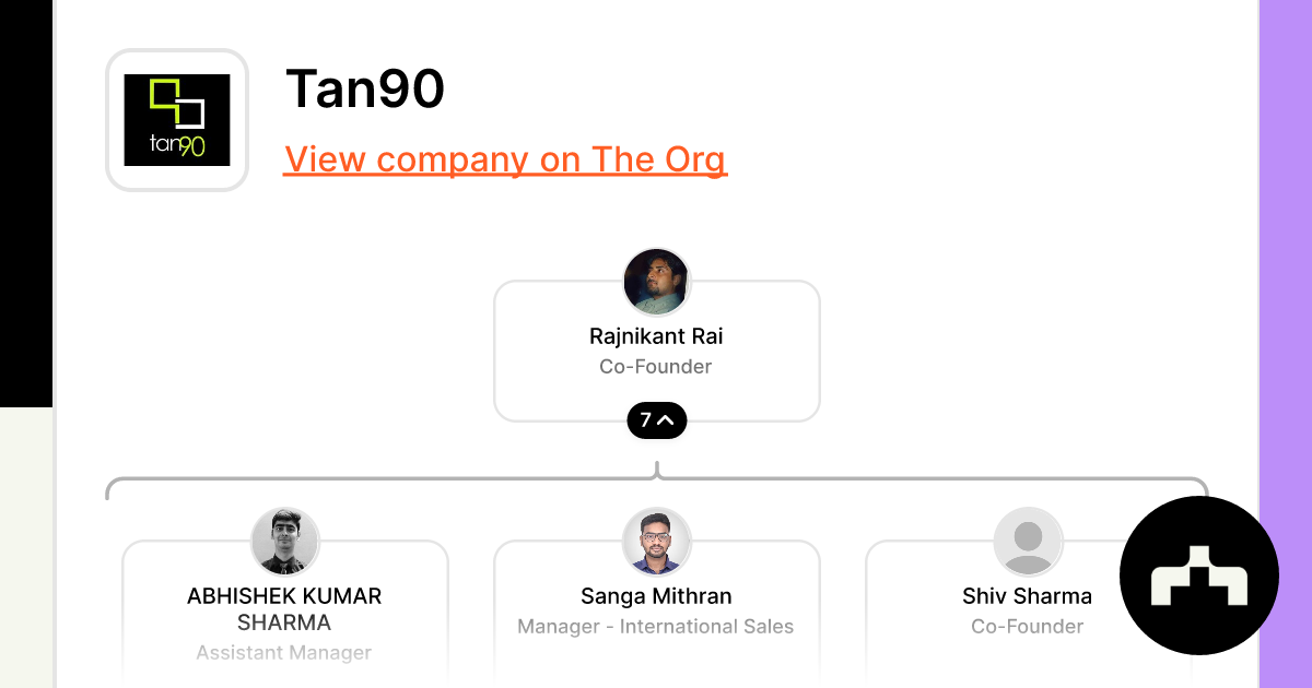 Tan90 - Org Chart, Teams, Culture & Jobs
