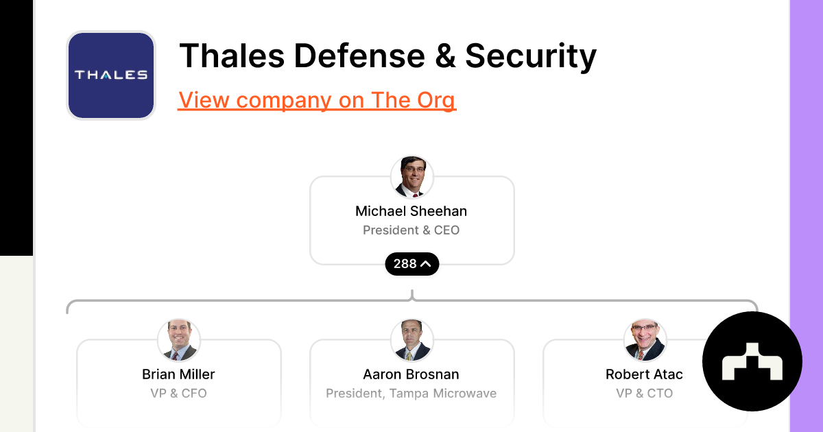 Thales Group - Org Chart, Teams, Culture & Jobs