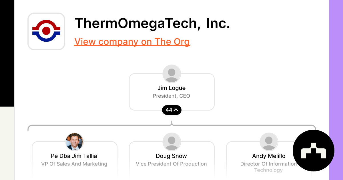 ThermOmegaTech Inc. Org Chart Teams Culture Jobs The Org