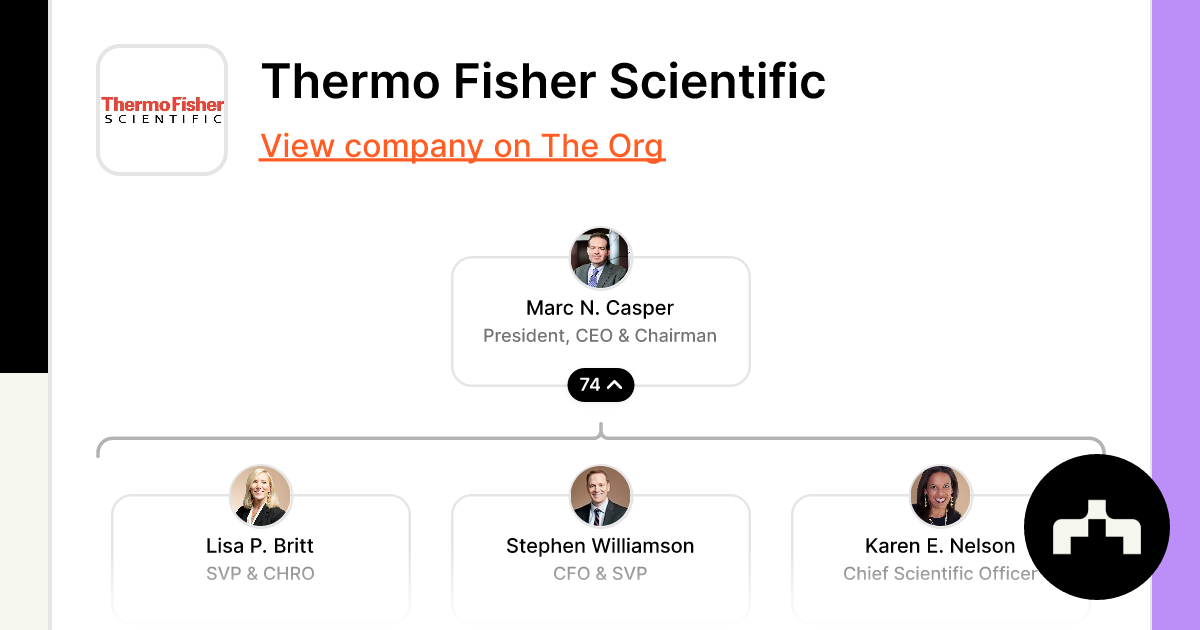 Thermo Fisher Scientific - Org Chart, Teams, Culture & Jobs | The Org