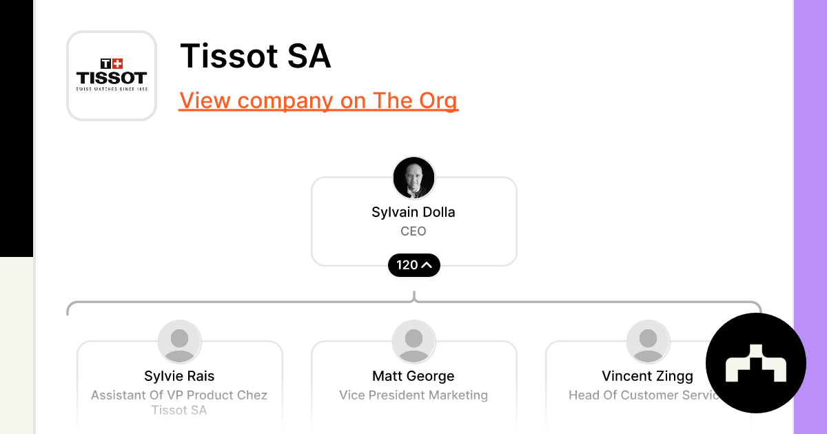 Tissot SA Org Chart Teams Culture Jobs The Org