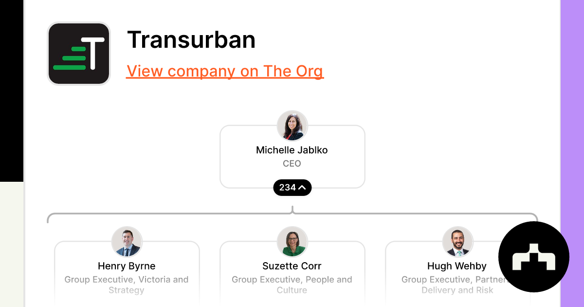 Transurban Org Chart Teams Culture Jobs The Org