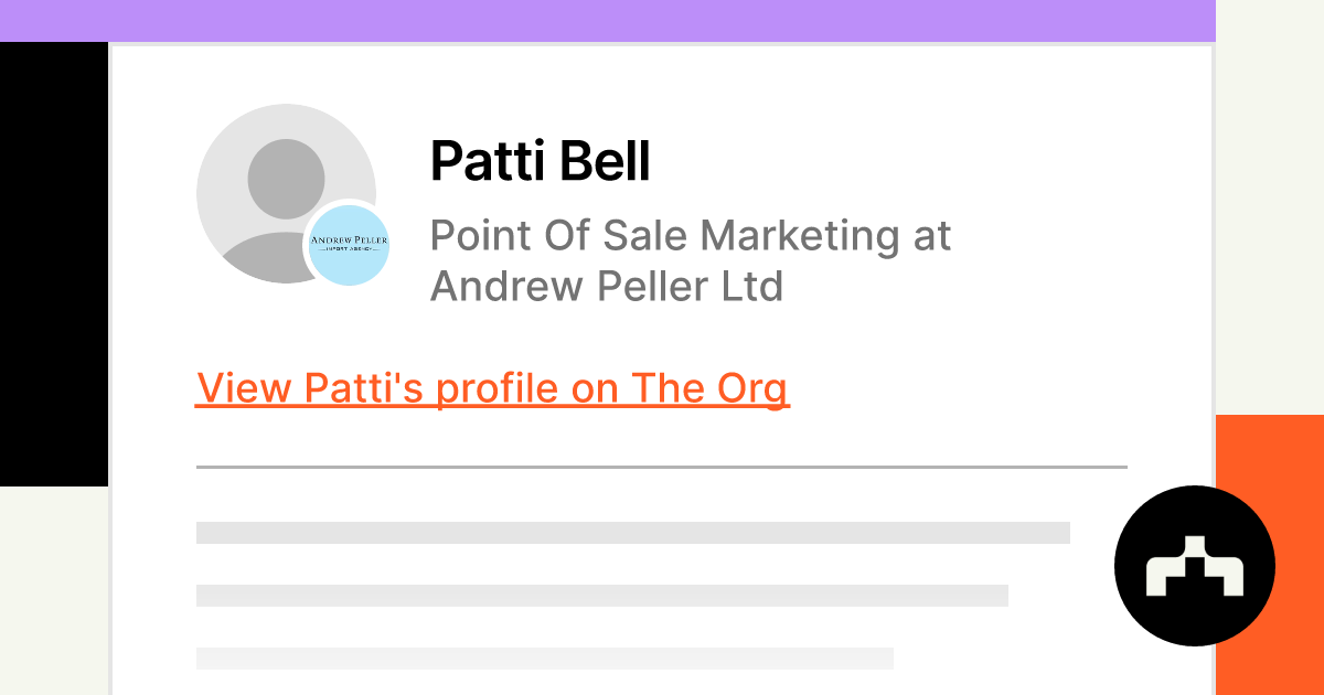 Patti Bell - Point Of Sale Marketing at Andrew Peller Ltd | The Org