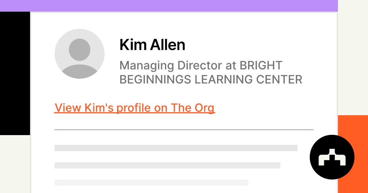 Kim Allen - Managing Director at BRIGHT BEGINNINGS LEARNING CENTER ...