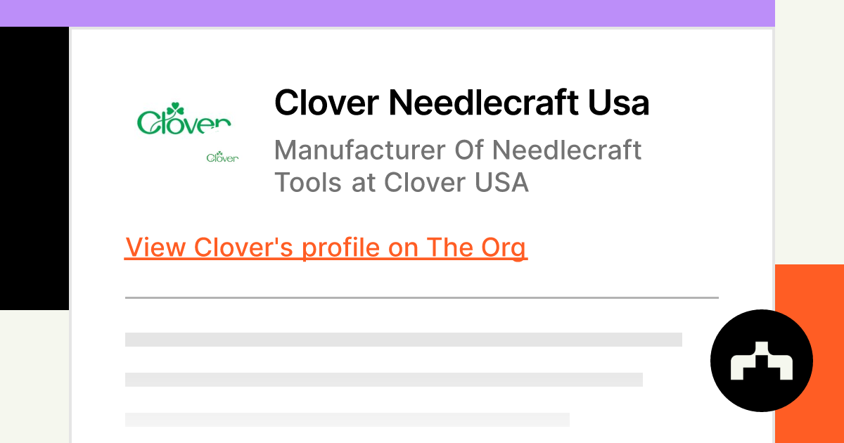 Clover Needlecraft Usa - Manufacturer Of Needlecraft Tools at Clover USA