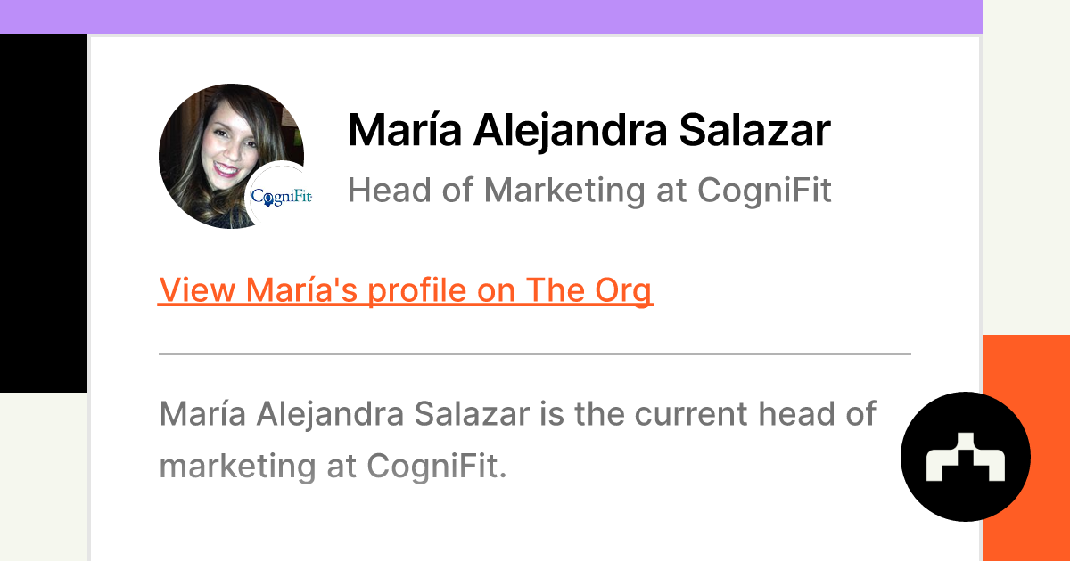 Salazar - Head at CogniFit | The Org