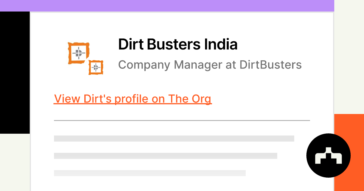 Dirt Busters India Pvt. Ltd.