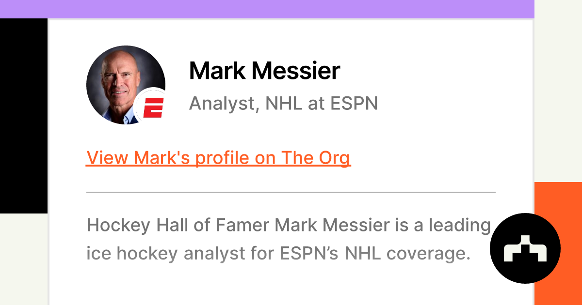 Hall of Famer Mark Messier joins ESPN as NHL analyst
