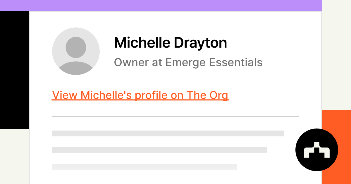 Michelle Drayton Owner at Emerge Essentials The Org