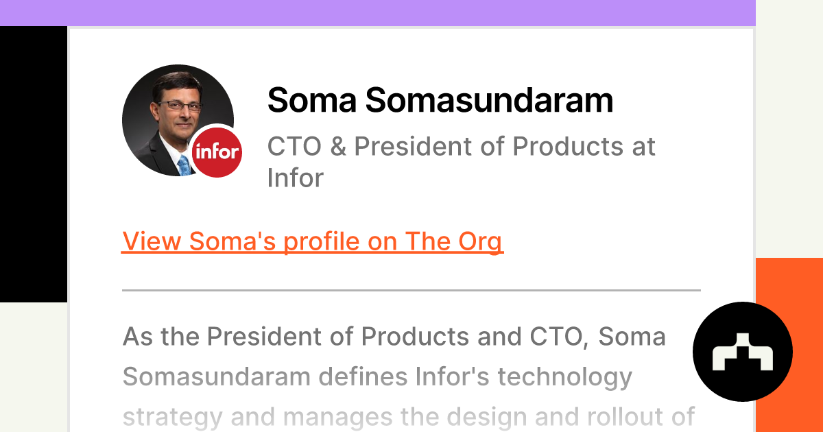 225 Soma Somasundaram - CTO at Infor - Modern CTO