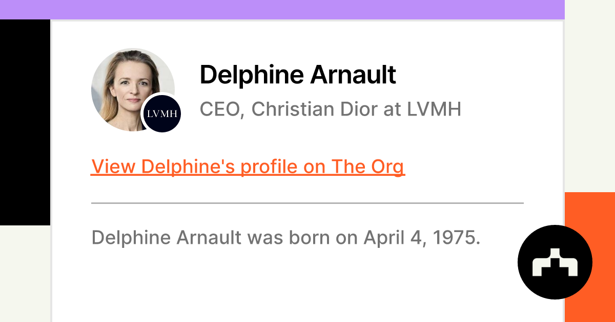 Louis Vuitton Executive vice president Delphine Arnault, head of