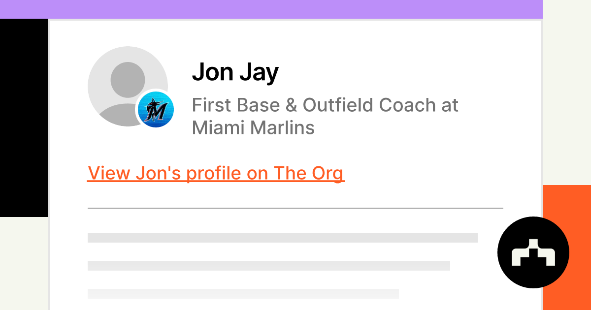 Jon Jay - First Base & Outfield Coach at Miami Marlins