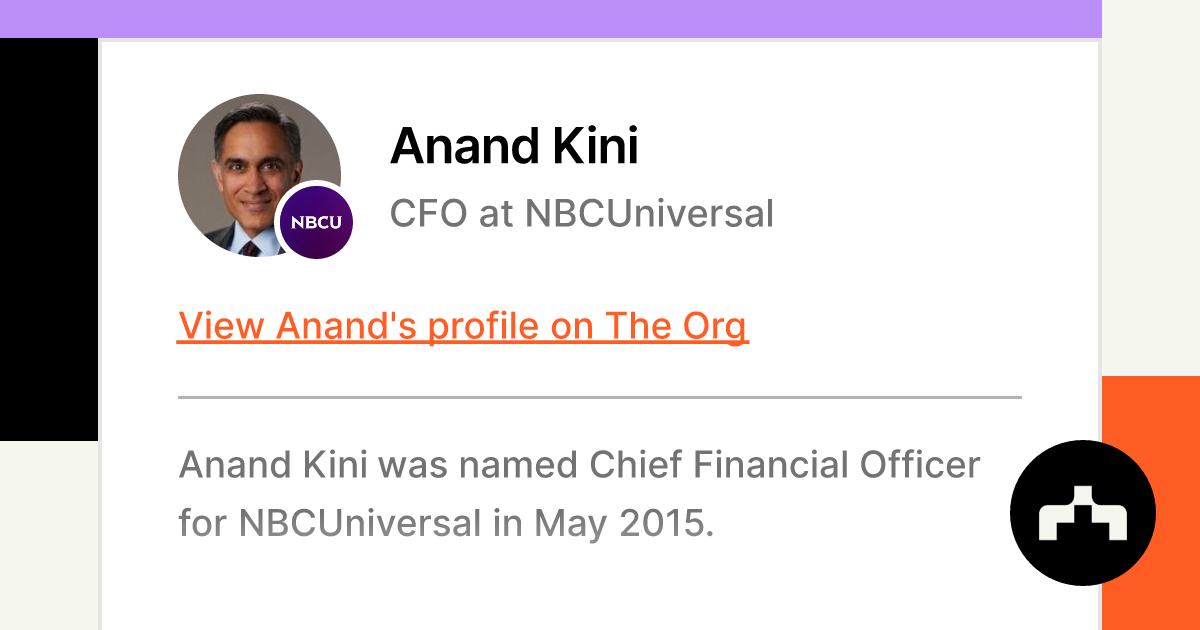 Anand Kini, Leadership