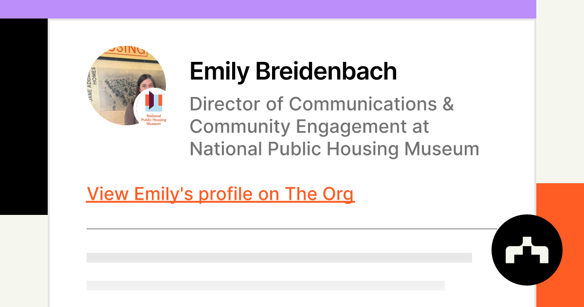 Emily Breidenbach - Director of Communications & Community Engagement ...