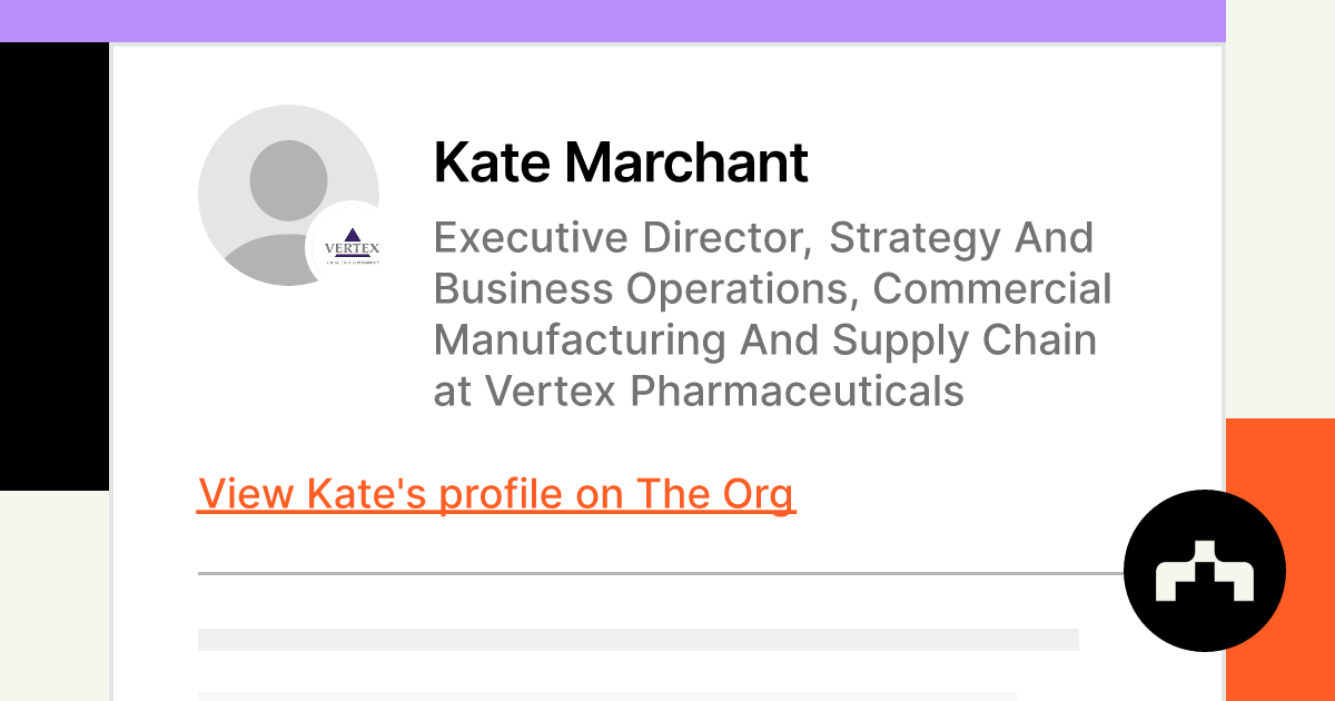Kate Marchant - Executive Director, Strategy And Business