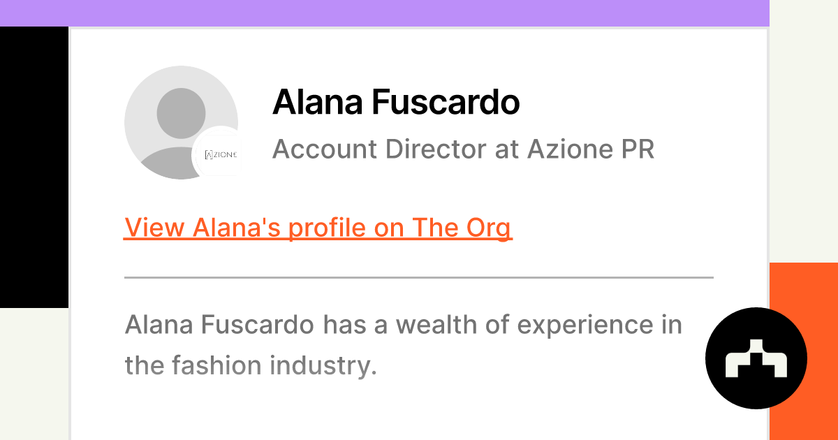 Alana Fuscardo - Account Director at Azione PR