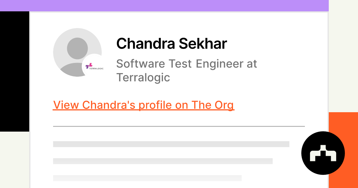 chandra-sekhar-software-test-engineer-at-terralogic-the-org