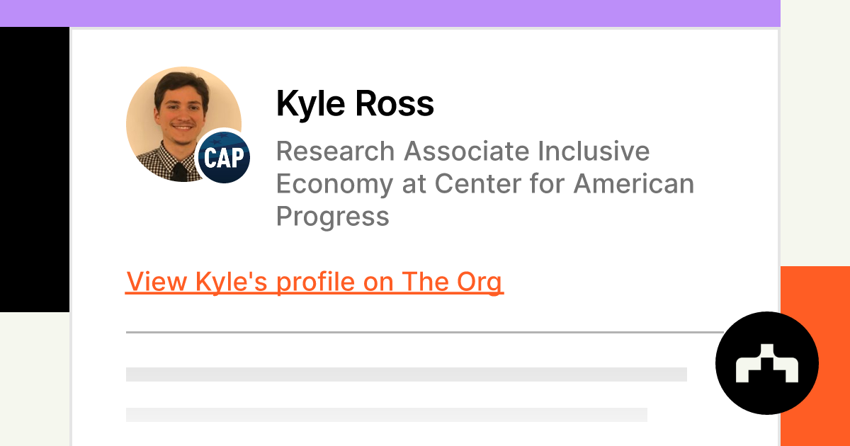 Kyle Ross - Center for American Progress