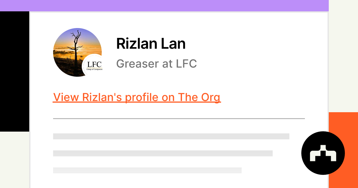 Rizlan Lan - Greaser at LFC